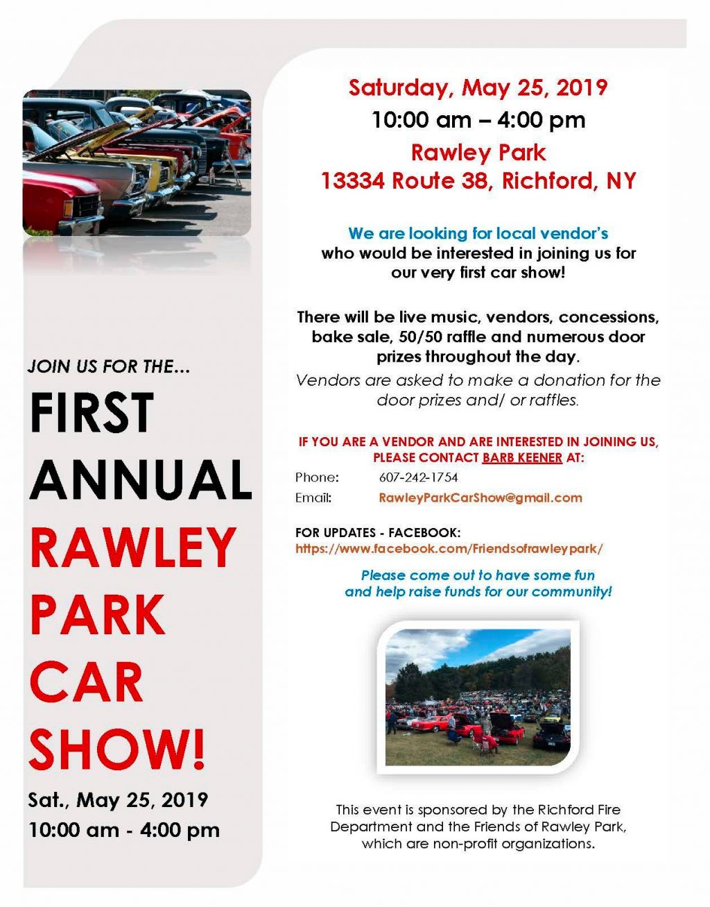 First Annual Rawley Park Car Show 2019