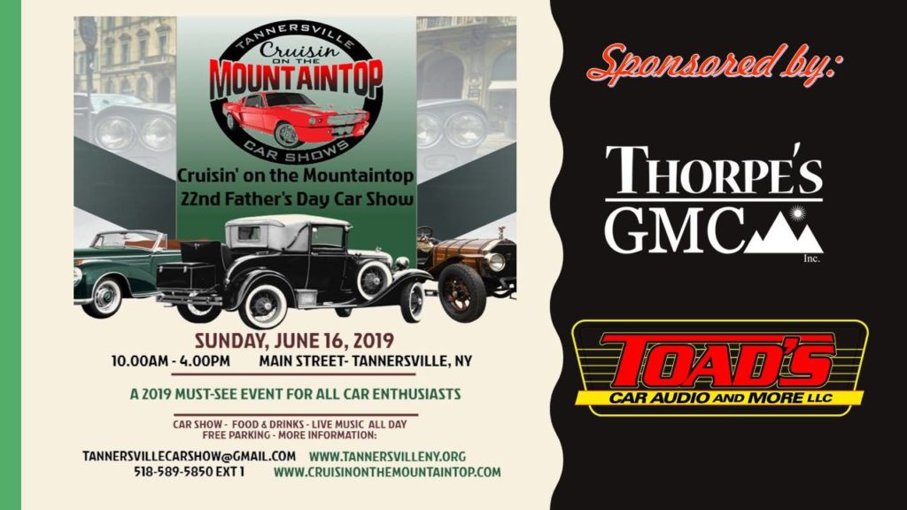 Tannersville Cruisin' On the Mountaintop Father's Day Car Show 2019