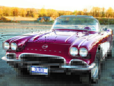 ‘OLRED’… a 1962 Corvette