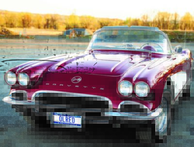 ‘OLRED’… a 1962 Corvette